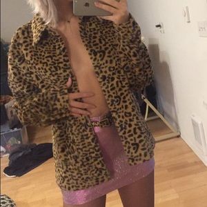 UNIF Debbie Leopard Jacket Small
